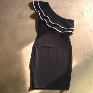 Black cocktail dress